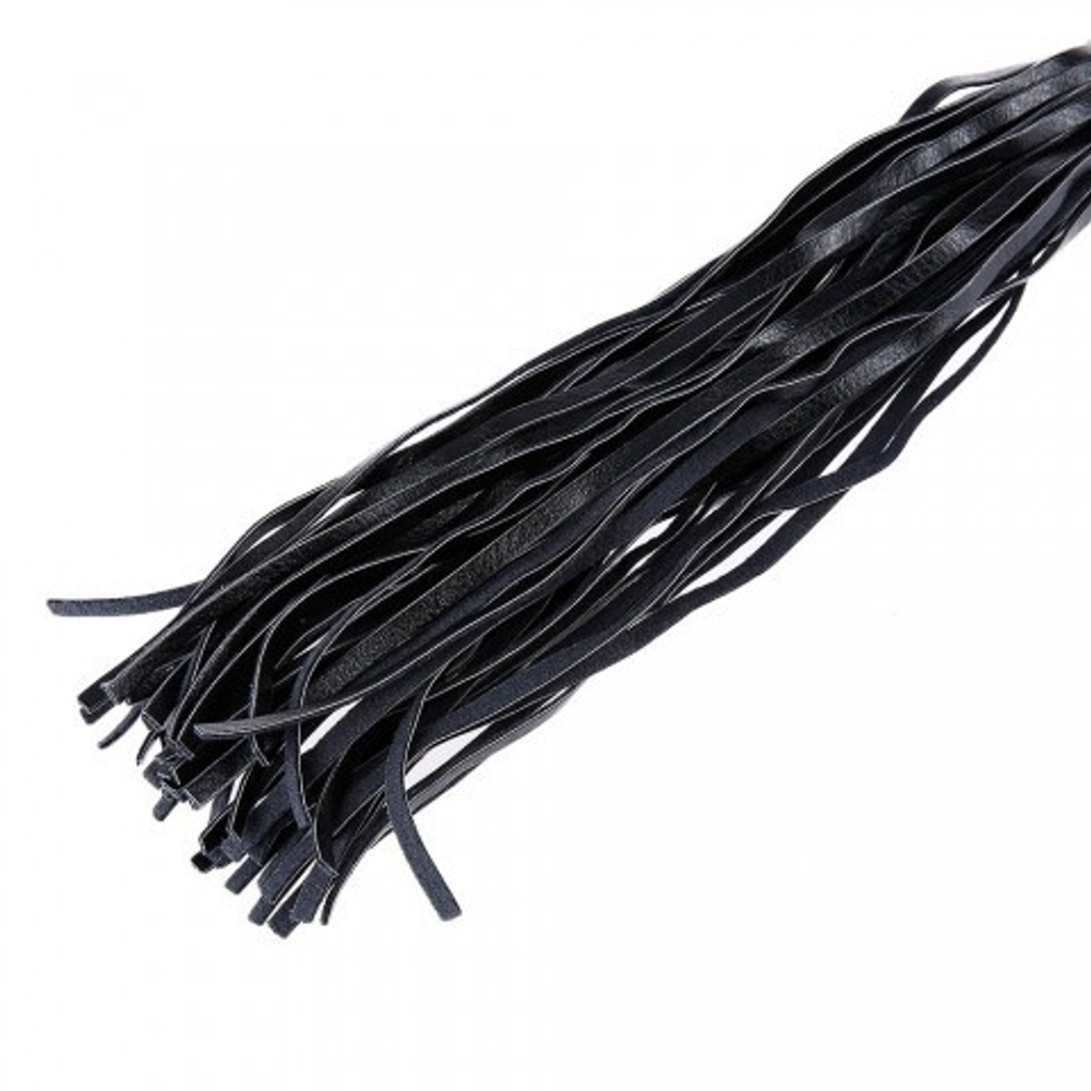 Флоггер - "Luxury Fetish" (черная рукоять)