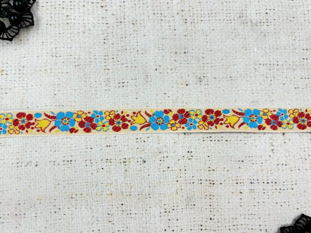 Тесьма жаккард, ш. 1,8 см
