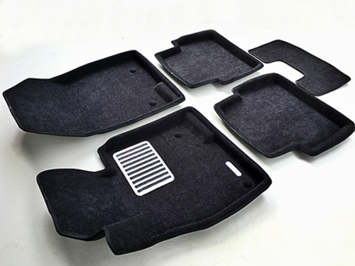 Коврики салона для MAZDA 3 (2014-) Euromat 3D Lux черные. Арт. EM3D-003411