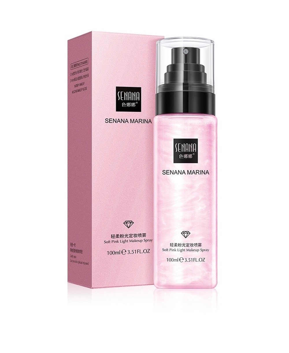 Спрей фиксатор для макияжа Senana Marina Soft Pink Light Makeup Spray 100 мл