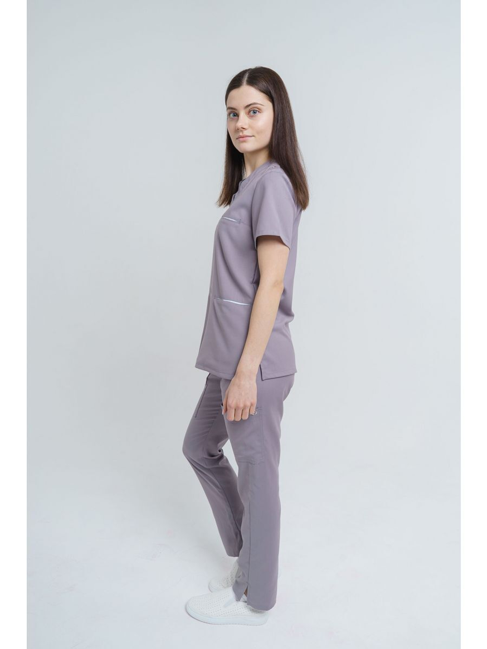 Брюки медицинские женские спецодежда TZ310-GRY
