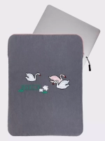 Чехол для ноутбука с вышивкой Лебеди ола ола купить в OLA OLA Store OLA OLA