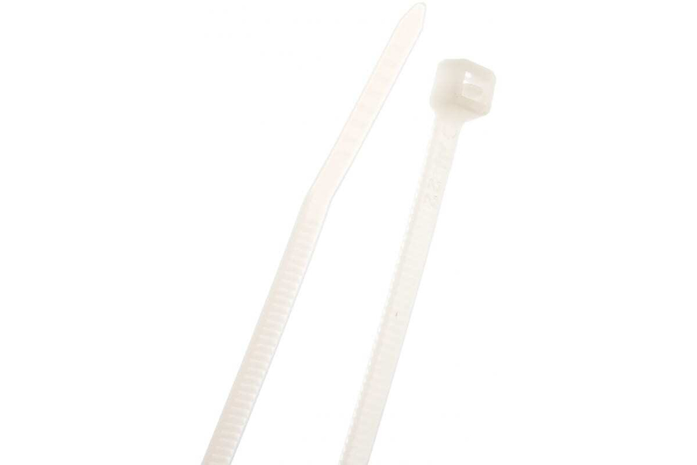 Стяжки нейлоновые КСС 4х300 белые (100шт/уп) (For tisflex) КВТ 49399