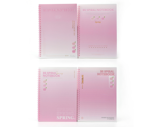 Блокнот на спирали B5 «Цветущая вишня весной»