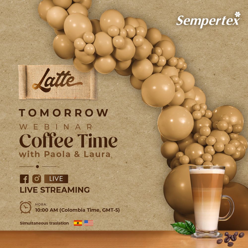 Шар (12''/30 см) Кофе Латте (073), пастель, 12 шт.