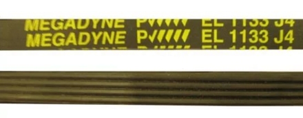 Ремень 1133 J4 EL для стиральной машины Candy (Канди) 90477167u, 04AG164, 1518005