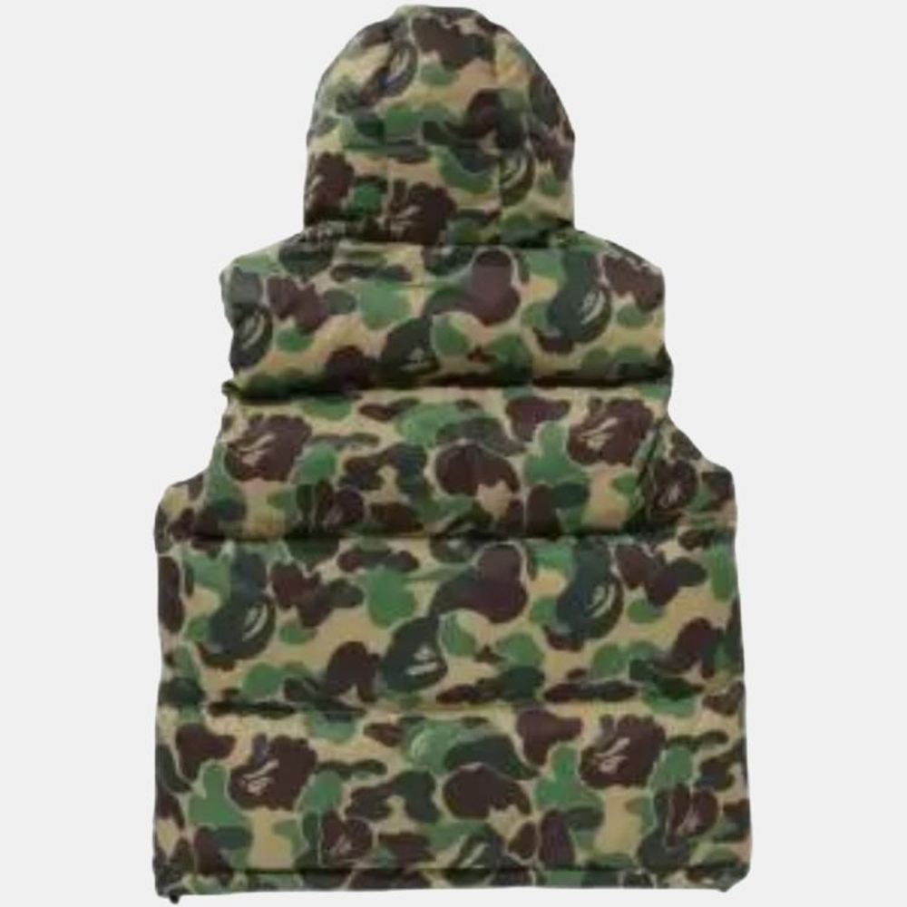 A Bathing Ape Bathing Ape Fw25 Down Vest зеленый