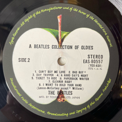 Винтажная виниловая пластинка LP The Beatles A Collection Of Beatles Oldies (Japan 1976) (Obi) Ticket To Ride