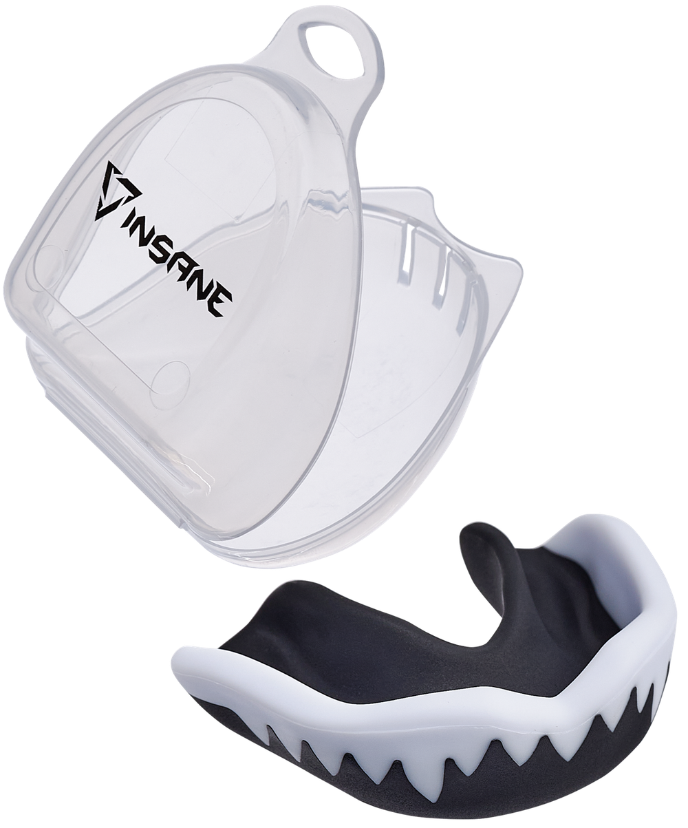 Капа 1-челюстная JAGUAR, ЭВА, черный/белый, взрослый