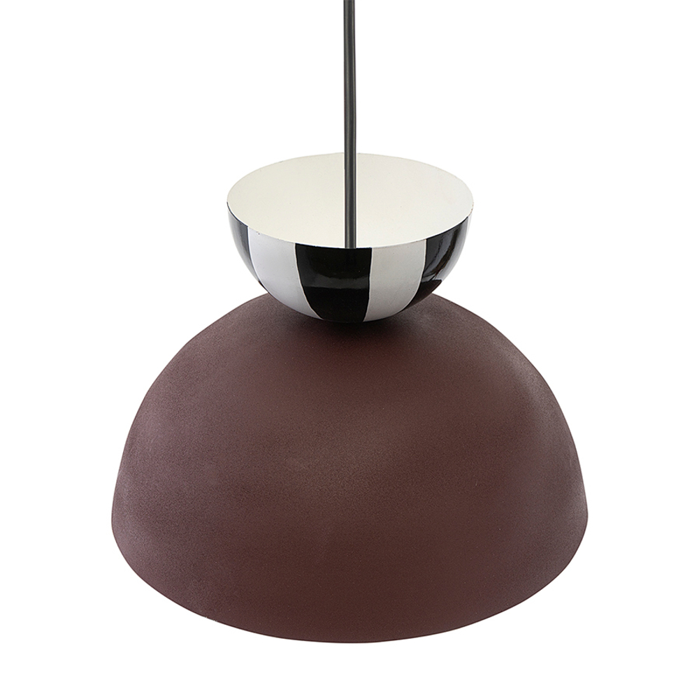 Светильник подвесной anniken, D31х24 см, сливовый