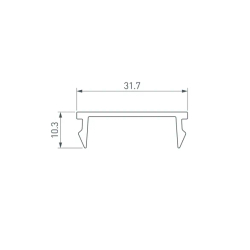 Экран LINE-S-W32-2000 OPAL (Arlight, Пластик) 041582