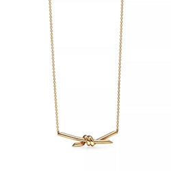 Подвеска из жёлтого золота, Tiffany 💠Knot. В наличии