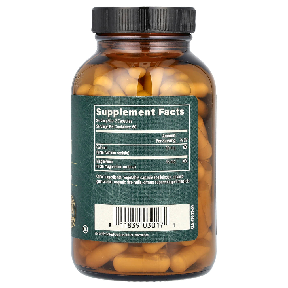 Global Healing, кальций и магний, 120 капсул