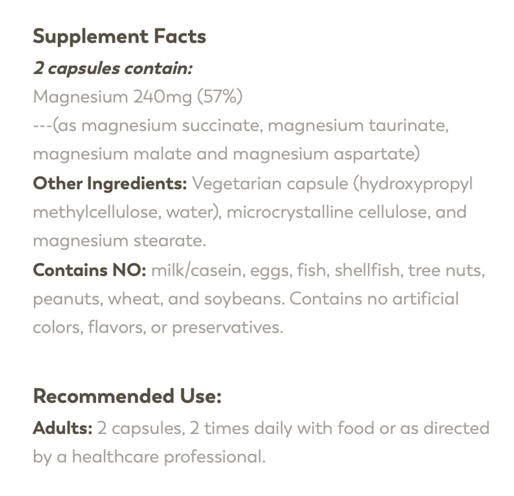 Klaire Labs - Mag complete 120 capsules