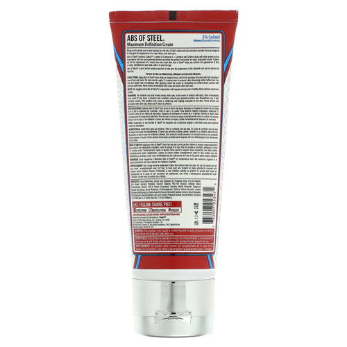 SteelFit, Abs of Steel, крем максимальной выразительности, 100 мл (3,4 жидк. унц.)