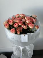 Букет моно из кустовых роз 9 шт