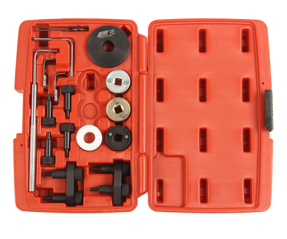 JTC-4382 - Набор для установки фаз ГРМ TSI, TFSI 1.8-2.0л JTC - 
Используется для правильной установки фаз ГРМ.
Применяется для ремонта двигателей автомобилей VAG TSI, TFSI VAG EA888 (1.8л. и 2.0л., 2006-2013 г.в.)
Кода двигателей: BYT, BZB, CABA, CABB, CABD, CADA, CAEA, CAEB, CAWA, CAWB, CBFA, CCTA, CCZA, CCZB, CCZC, CDAA, CDAB, CDHA, CDHB, CDNB, CDNC, CDND, CESA, CETA, CFKA, CGYA, CJEB, CJSA,  CJSB.
Оригинальные номера: T10352, /1, /2, T10368, T40196, T10354, T10060A, T40011, T40098, T40267, T40271.
Упаковка: прочный переносной кейс.
Габаритные размеры: -/-/- мм. (Д/Ш/В)
Вес: - гр.


ПОДРОБНАЯ ВИДЕОИНСТРУКЦИЯ