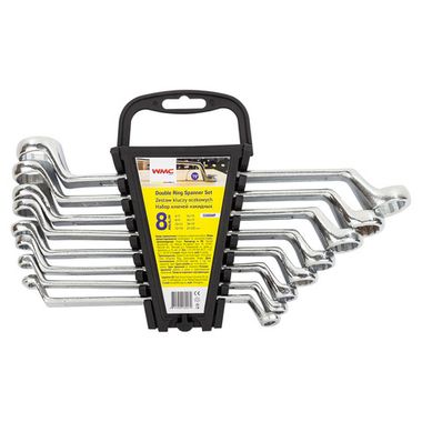 Ключи накидные, набор 8пр. (6х7, 8х9, 10х11, 12х13, 14х15, 16х17, 18х19, 21х22мм) WMC TOOLS WMC-5088MP