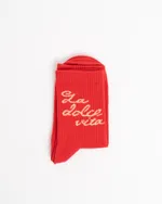 Носки 7 пятниц La dolce vita красные