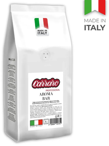 Кофе в зернах Carraro Aroma Bar, 1 кг (Карраро)
