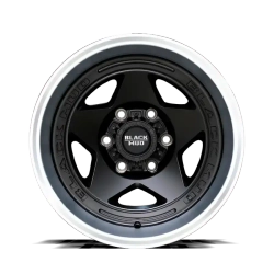 Диск колёсный литой BLACK MUD M550 R18 8.5 ET0 Matte Black / Machined Lip