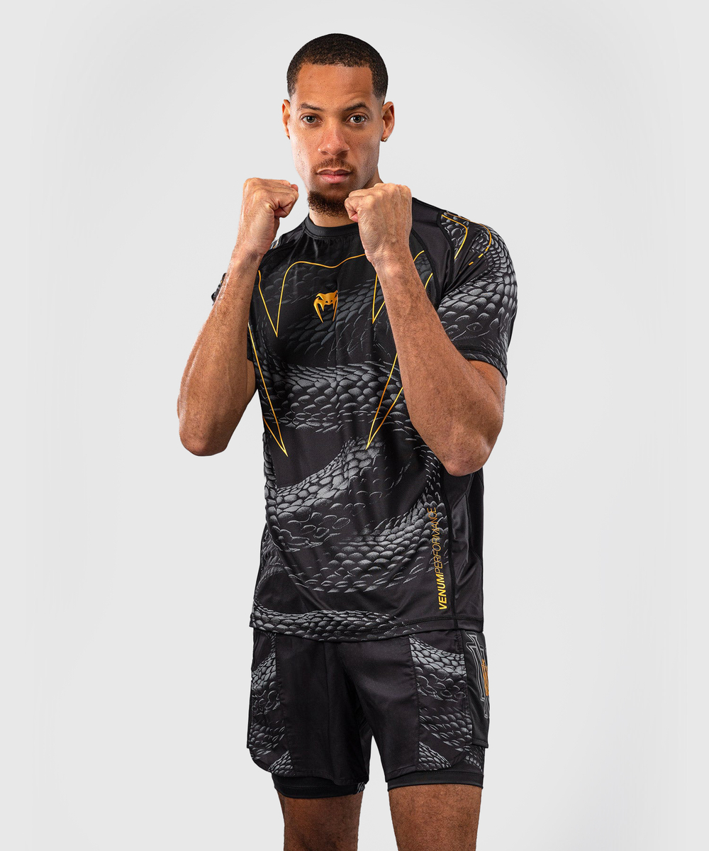 Футболка спортивная Venum Matupa Black/Grey/Gold