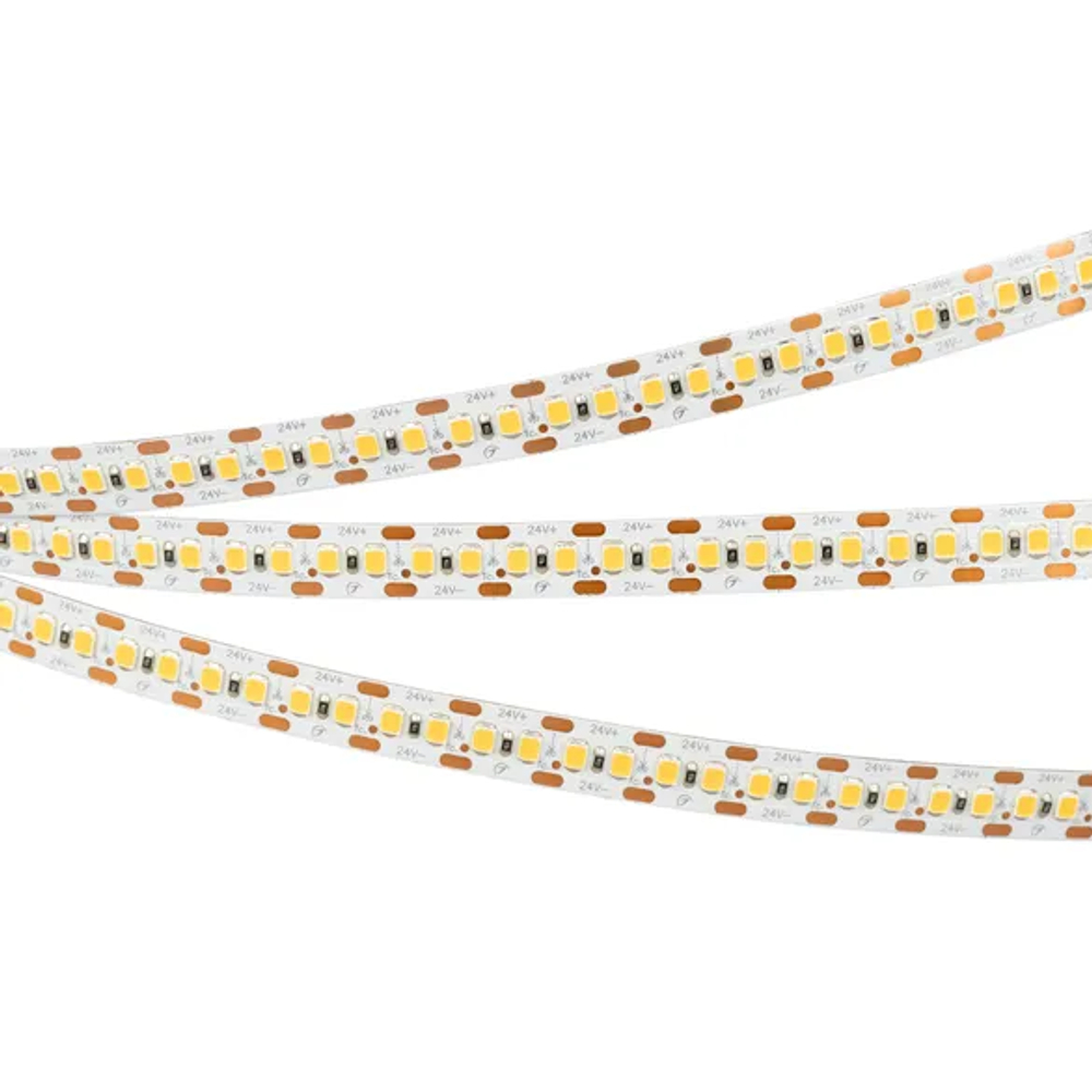 Светодиодная лента RT-A168-10mm 24V White6000-CX2 (17.3 W/m, IP20, 2835, 5m) (Arlight, резка 2 светодиода) 028734(2)