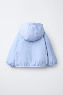 ZARA ЛЕГКИЙ ДОЖДЕВИК WATER REPELLENT, ГОЛУБОЙ