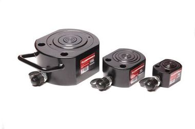 Цилиндр гидравлический двухштоковый низкопрофильный 10т (ход штоков-10/15мм,? штоков-38/26мм,общий ?-83мм, L-49мм, 700bar) FORCEKRAFT FK-YG10D(Y10D)