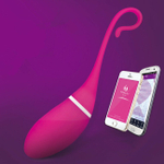 Виброяйцо перезаряжаемое с управлением через смартфон Irena I Smart Mini Vibe App Control (Цвет: розовый)