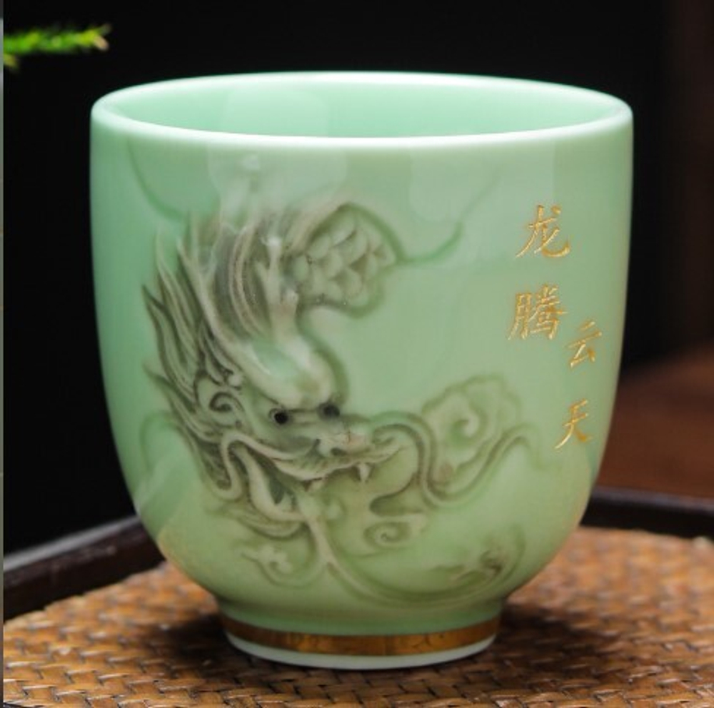 242127.3 Пиала ГОРОСКОП "Дракон" 90мл, фарфор