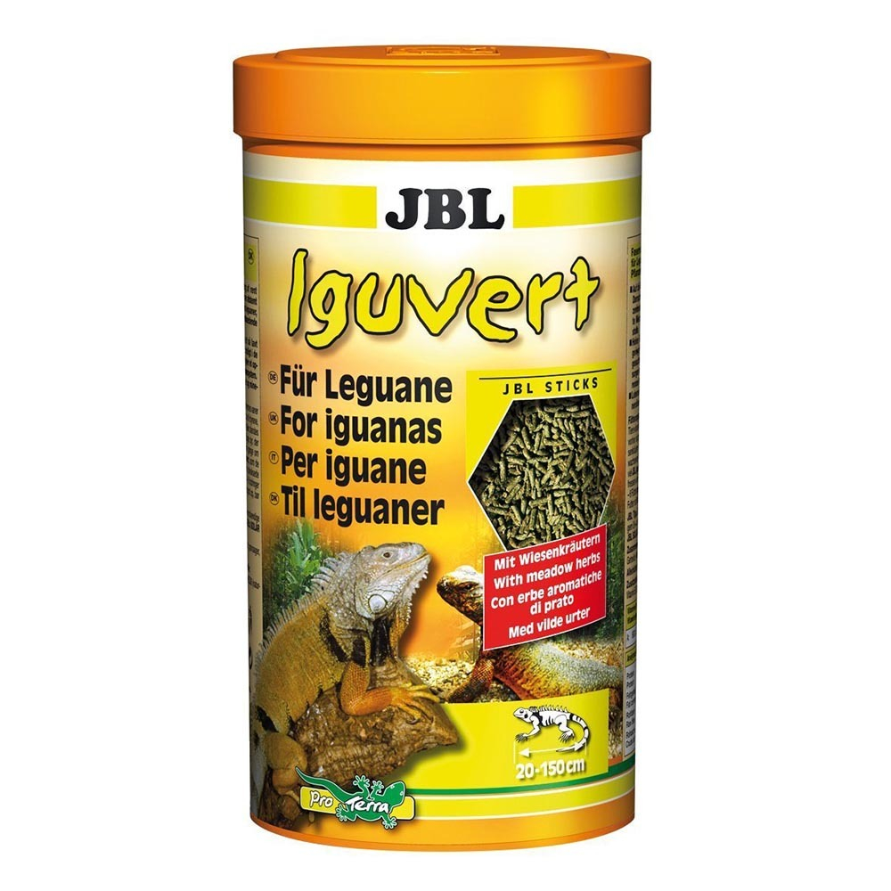 JBL Iguvert - корм для игуан и травоядных рептилий (палочки)