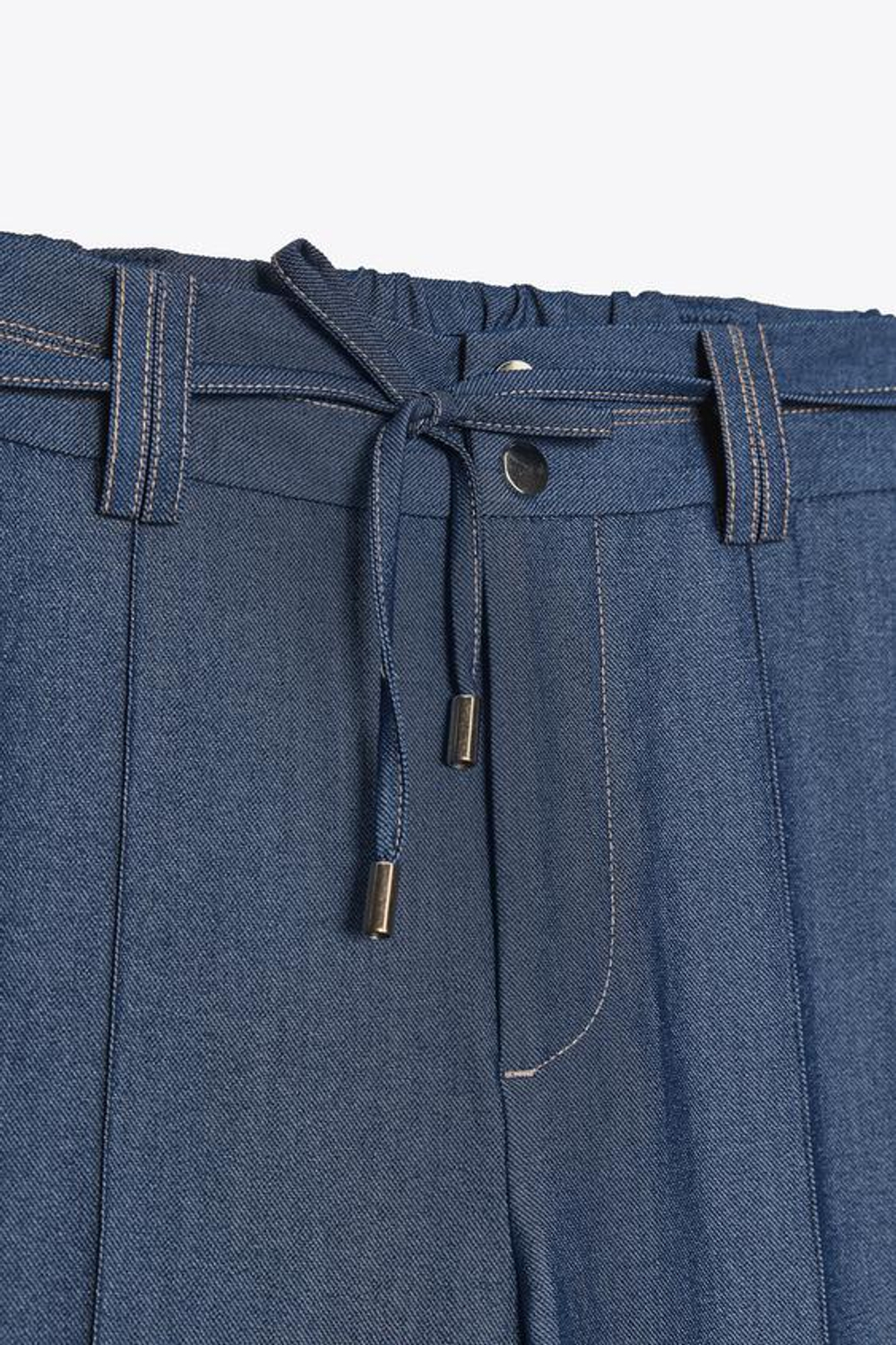 ZARA БРЮКИ WIDE LEG, ИНДИГО