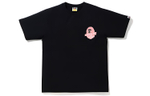A Bathing Ape A Bathing Ape Bathing Ape Circle Tee черный розовый
