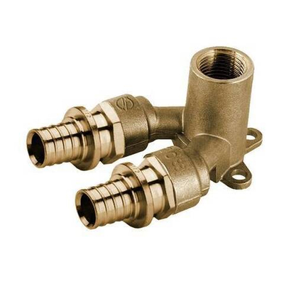 Водорозетка проходная STOUT - 20 x 1/2" (латунь, для труб из сшитого полиэтилена RAUTITAN)