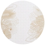 Салфетка сервировочная круглая 36 см Голден (комплект 10 шт)