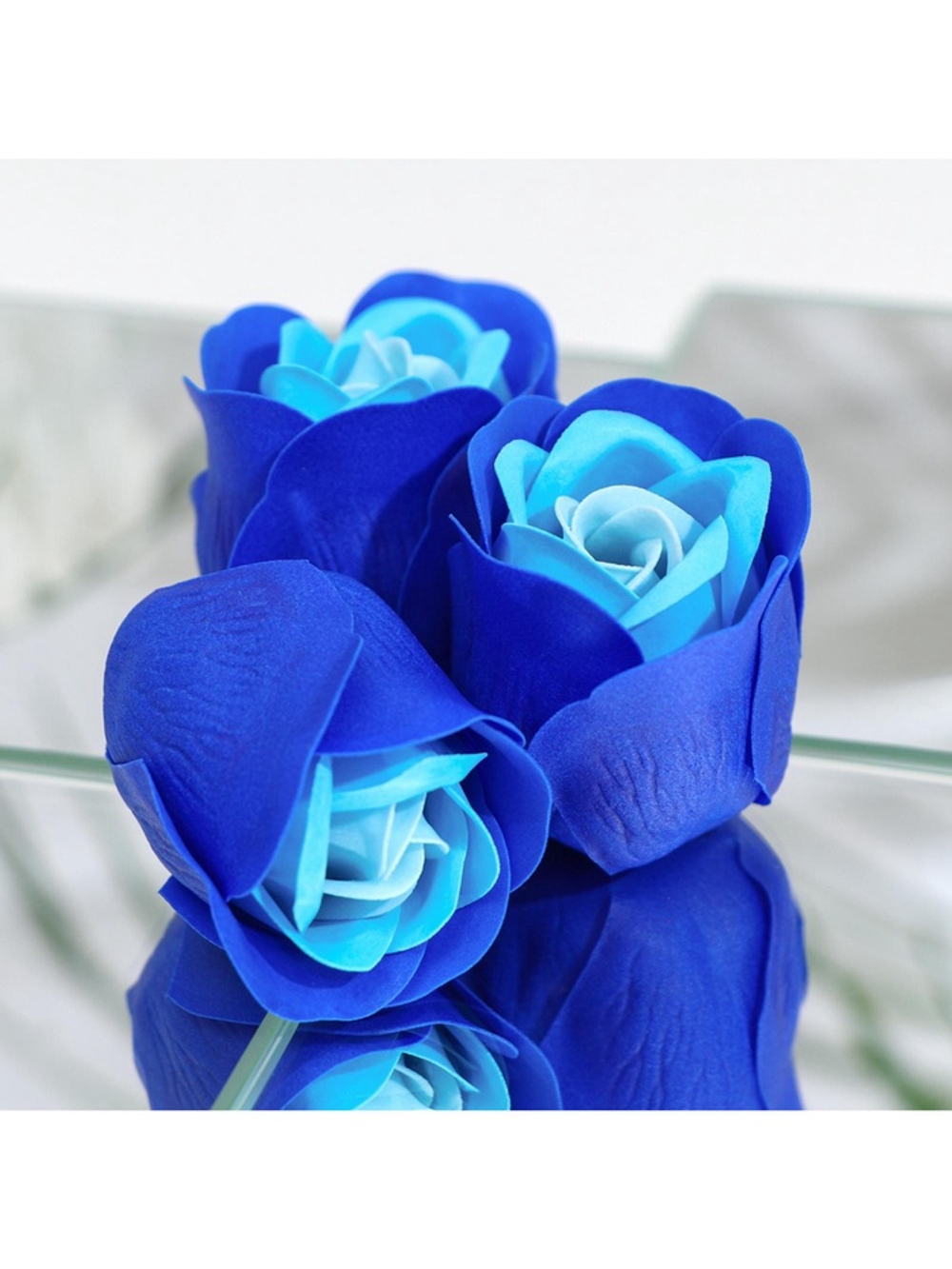 Мыльные розочки, трёхцветные, набор 6 шт.