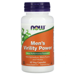 Тестобустер NOW Men's Virility Powder 60 капсул