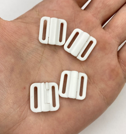 Застежка пластик белая 12 мм