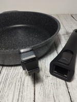 Сковорода АП 220мм Granit black со съем р сггч222а