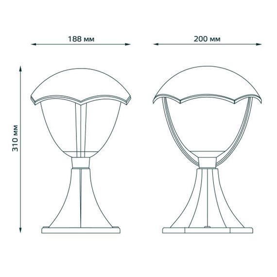 Уличный светильник Gauss Aura GD029