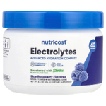 Nutricost, Электролиты, улучшенный комплекс для увлажнения, голубая малина, 234 г (8,4 унции)