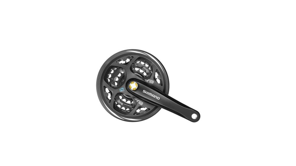 Система Shimano FC-M311, 170мм, Квадрат 42/32/22, черная, без упаковки