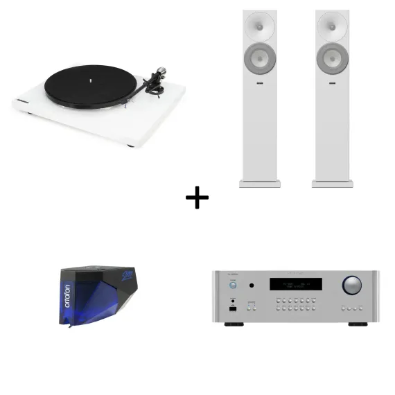 Auris Jazz Alaskan White Oak + Ortofon 2M Blue + Rotel RA-1592 MKII Silver + Amphion Argon3LS Full White