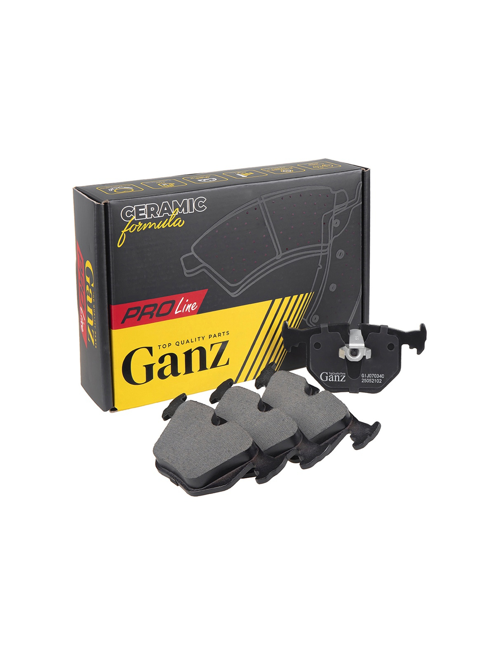 Колодки задние PRO-Line Ceramic BMW E38/E53(X5) GANZ GIJ07034C