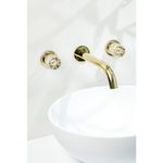 Смеситель для раковины Boheme ELEGANTE 152-2-G-EL , GOLD