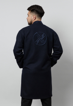 Шапан шерстяной OYU TOLQYN DARK BLUE