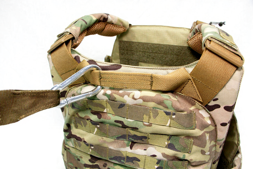 Чехол для бронежилета плитника КРЕПОСТЬ быстросброс справа MIMICRYA, Cordura 1000D, MULTICAM, L-XL