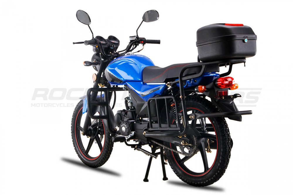 Мопед ROCKOT ALPHA TOURIST M-12 (синий глянцевый)
