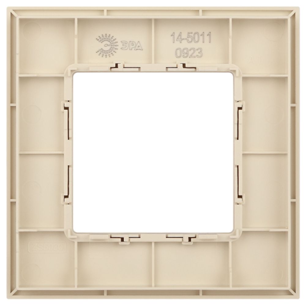 Рамка для розеток и выключателей ЭРА Elegance 14-5011-02 Classic, на 1 пост, сл.кость